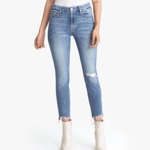 Mother The Looker Ankle Fray